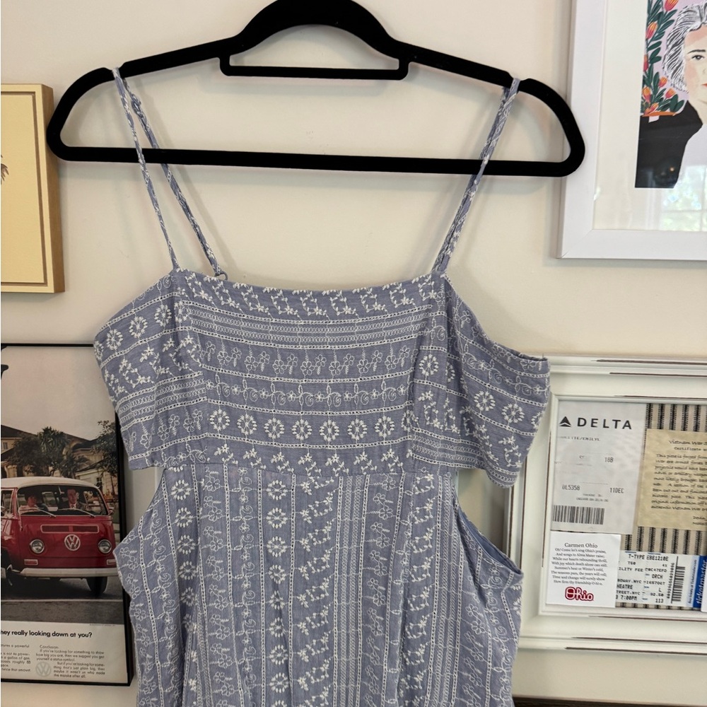 Altar'd State Blue Patterned Mini Dress - Picture 2 of 4